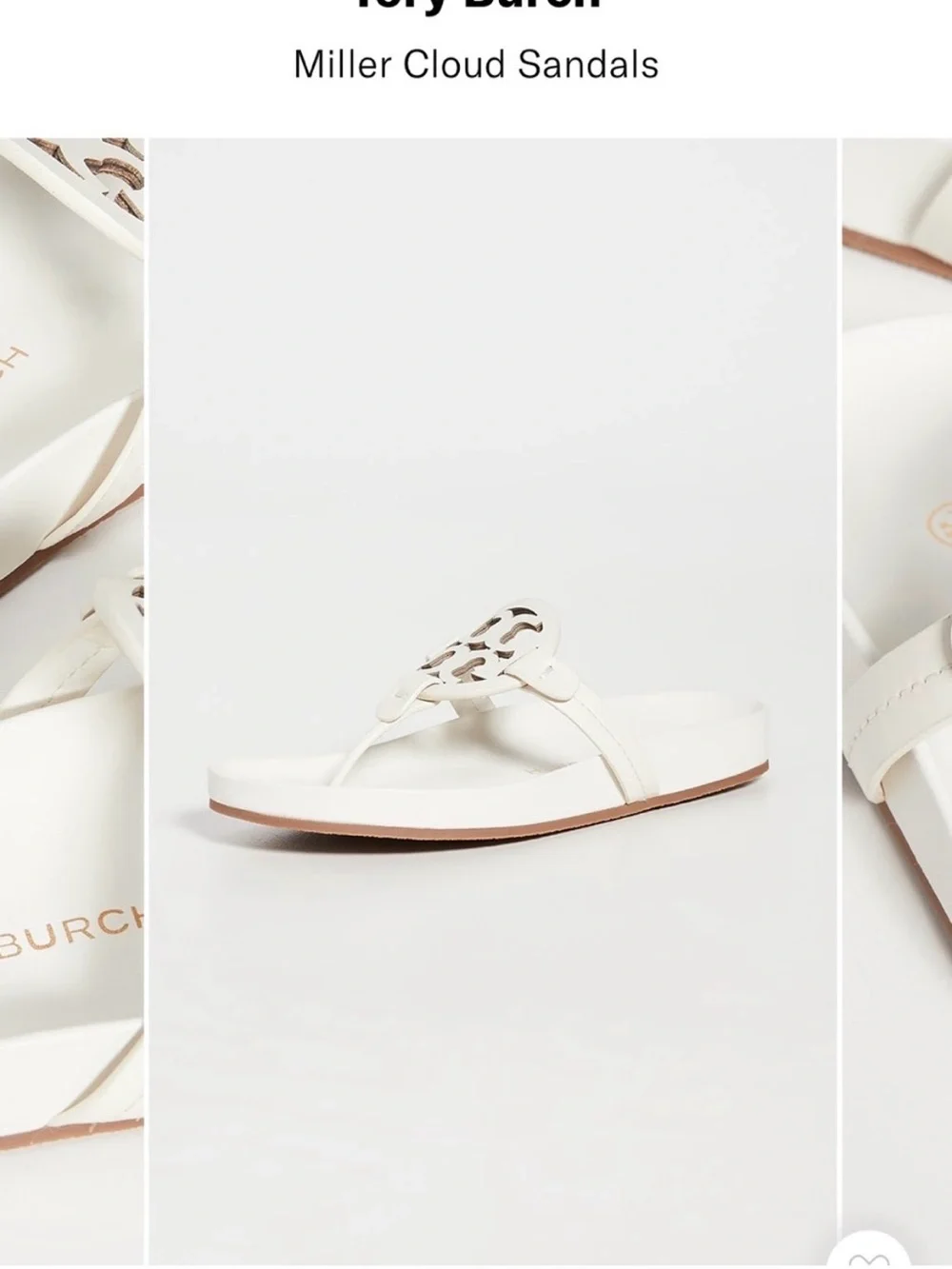 Tory Burch cloud miller sandals